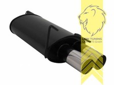 Sportauspuff Endschalldämpfer für Mercedes Benz W202 Limo S202 T-Modell 2 x 90