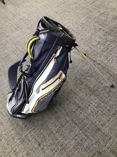 Sun Mountain 3.5 Golf Stand Bag 4 Way CL Dividers 5 Zip Pockets Strap & Rain Cov