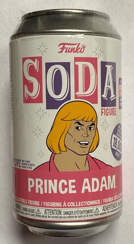 SEALED Masters of the Universe Prince Adam 2021 Summer Exclusive Funko Soda Can