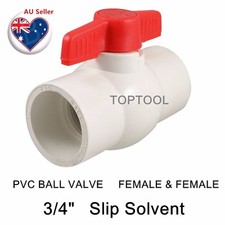 42pcs---PVC BALL VALVE 3/4"(20mm) Solvent Slip End