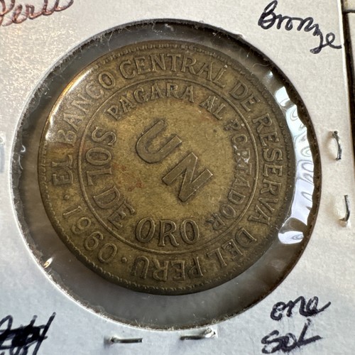 Lotto 9 monete Perù 1943-1987 tagli misti - Foto 3 di 13
