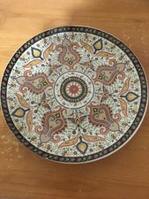 2 x Dinner Plates (Vintage Indian Inspired Porcelain + Bone China Cornwall) Sets
