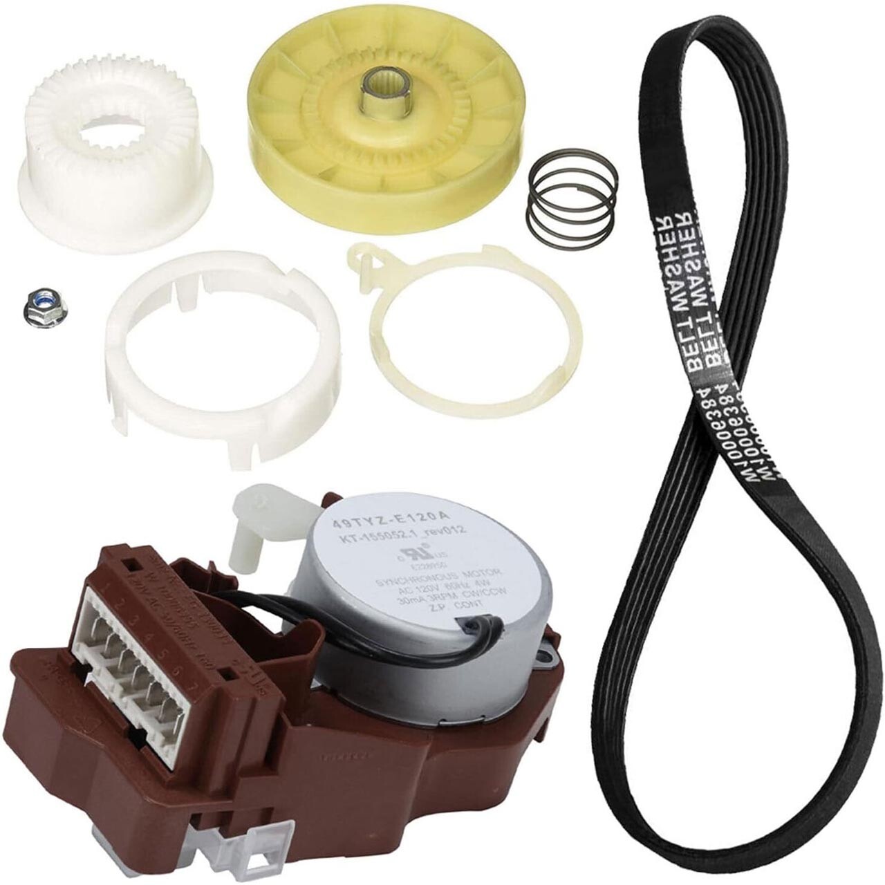 Whirlpool 7MWTW5700YW1 Washer Cam Hub Actuator Belt Kit