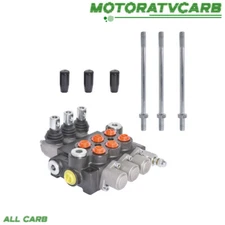 ALL-CARB Hydraulic Control Valve 13GPM 3600 PSI SAE Ports Double Acting 3 Spool