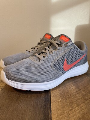 Nike Womens Revolution 819302-002 Gray Running Shoes