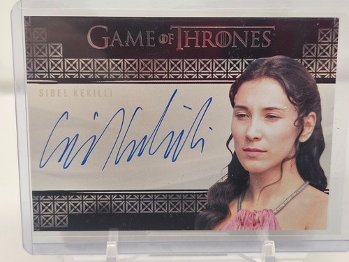 2017 Rittenhouse Game of Thrones Authentic Autograph Sibel Kekilli as Shae - Picture 2 of 2