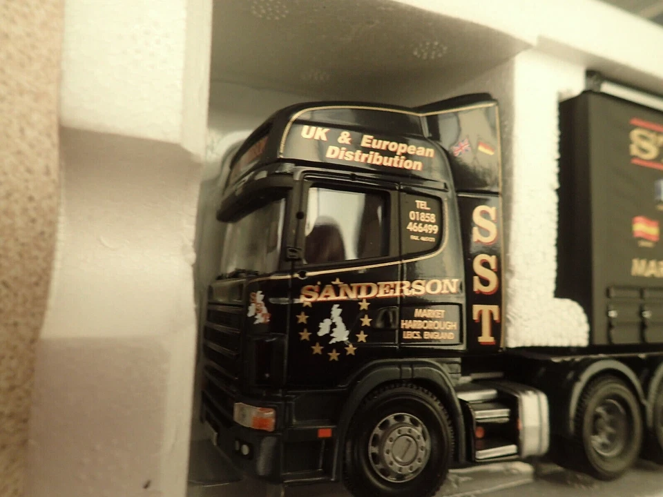 Corgi 1:50 CC12912 Scania Topline Curtainside Sanderson Undisplayed MIB - Image 3 of 4