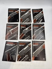Mixed Lot Of 9 Vintage Gun Manuals Browning Mixed Lot Of 9 Vintage Gun Manuals Browning