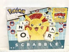 Scrabble Pokemon Word Board Game, Includes 50 Challenge Cards