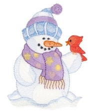MASCHINENSTICKMOTIVE USB - SNOWPEOPLE 4 SAMMLUNG 5X7 WEIHNACHTEN SCHNEEMANN