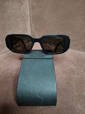 Prada PR17WS 1AB5S049 Women's Sunglasses 49 mm Black / Dark Grey Lens