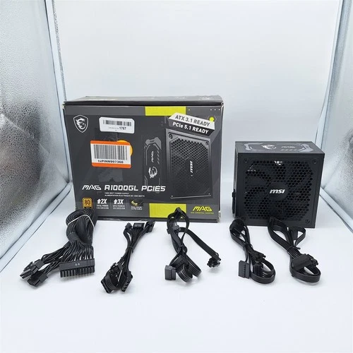 MSI MAG A1000GL Gaming Power Supply Full Modular 80 Plus Gold 1000W