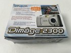 Minolta Dimage 2300 2.3Mp Compact Digital Silver Camera & Accessories Tested!