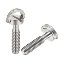 1/4" Male Mounting Screw Adapters Slotted 1.02" Length for Camera Tripod, 2Pcs