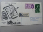 GB FDC 1960 GLO General Letter Office Cheltenham CDS London Stamp exhibition Reg