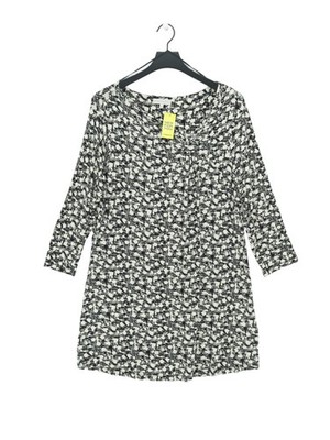 Rocha.John Rocha Women's Top UK 20 White Viscose with Elastane Tunic