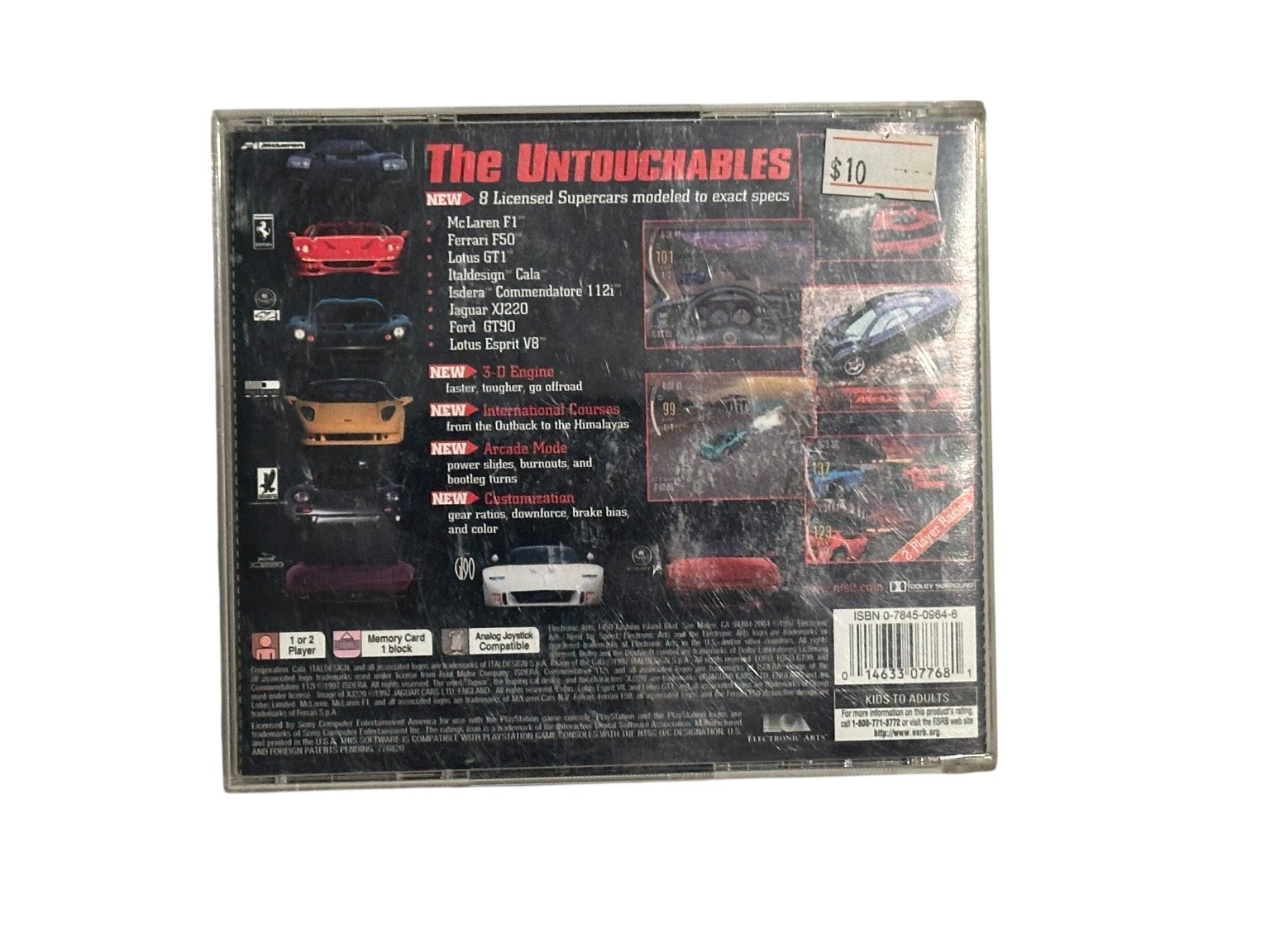 Need for Speed II PlayStation Video Game Racing Multiplayer CIB