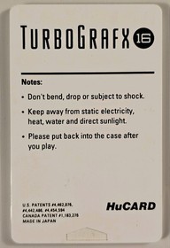 1990 TurboGrafx 16 Aero Blasters Case, Manual, HuCard *Very Good Condition*