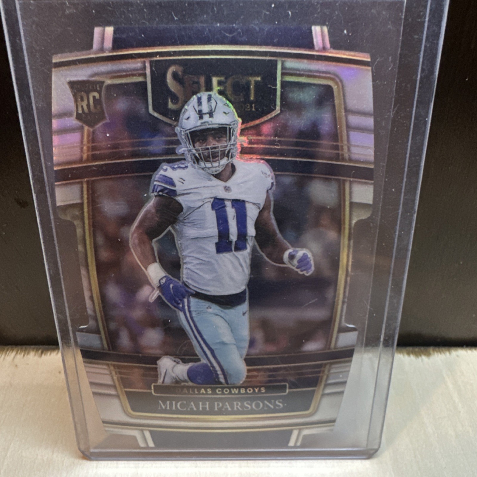 2021 Panini Select Silver Prizm Micah Parsons #85 Rookie Dallas Cowboys NFL