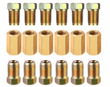 1/4 Brake Line Fittings & brass Union 18 Piec...