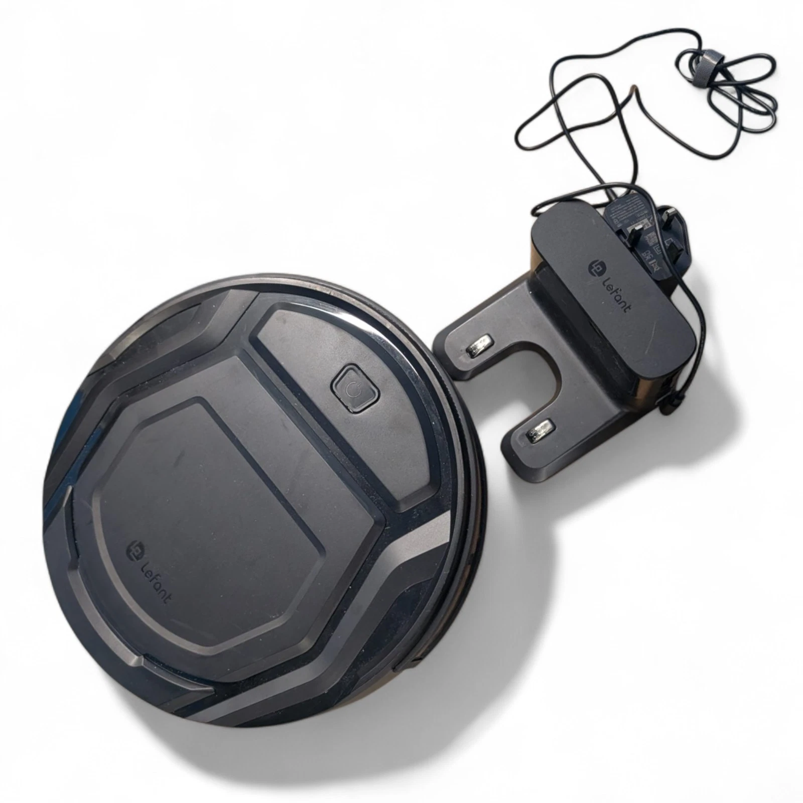 Lefant Robot Vacuum Cleaner Automatic Robotic Vacuum w/ Charging Dock – Black