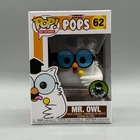 Funko Pop! Ad Icons #62 Mr. Owl Tootsie Roll Pops Popcultcha Exclusive *Vaulted*