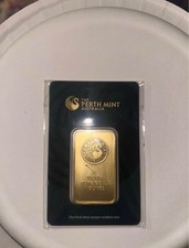 The Perth Mint 1 oz Gold Bar in Assay Card w/ Serial No. B038272 4200.00 per troy oz