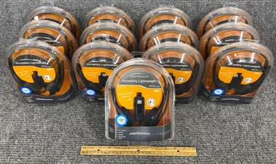 Lot of 13 Plantronics Audio 628 Stereo USB Headset (NIB, Sealed)
