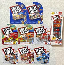 TECH DECK WORLD INDUSTRIES BIG LOT OF 12 FINGERBOARDS RARE & ULTRA RARE **NEW**
