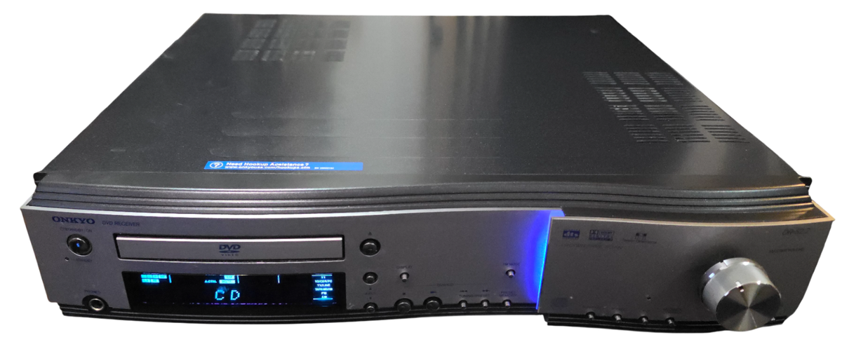 ONKYO DR-S2.2 5.1ch DVD CD Home Theater Receiver Tested No Remote