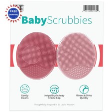 Exfoliating and Massaging Cradle Cap Bath Brushes for Baby Silicone - 2 x 2.5