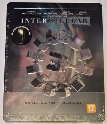 Interstellar (WeET COLLECTION #031) Quarterslip 4K/Blu Ray Steelbook Brand New