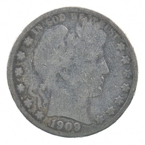 1909 Barber Half Dollar Estate Coin Collection *545