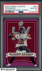 2022 Panini Classics Banner Season Purple Tom Brady Buccaneers 4/35 PSA 10