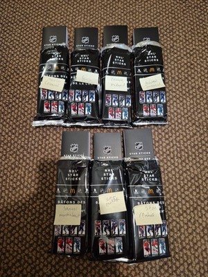 COMPLETE FULL SET (X7) NHL MCDONALD'S Star Sticks Box Canada 2026 Celebrini +++