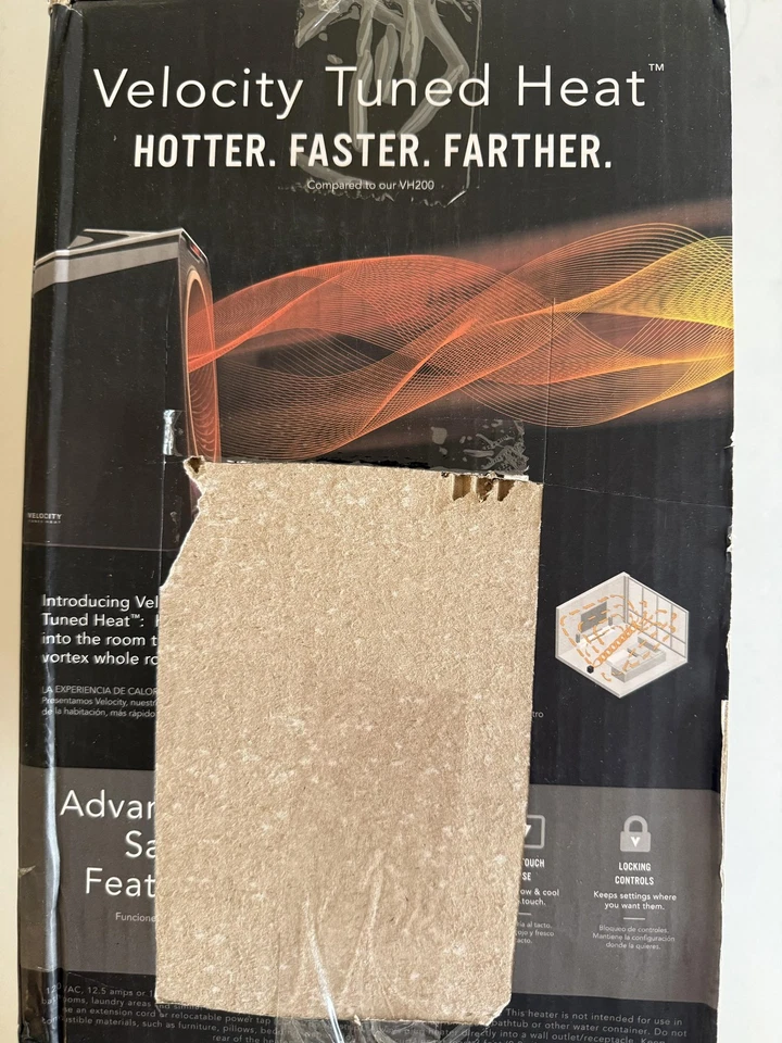 Vornado Velocity 5 Calentador de Habitación Para Toda la Velocidad Sintonizado Calor Temporizador de Clima Automático Foto 4 de 4