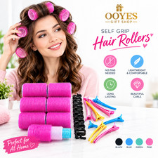 Hair Rollers Self Grip Curlers Short Long Set 30/ 56 Ladies Heatless Roller NEW