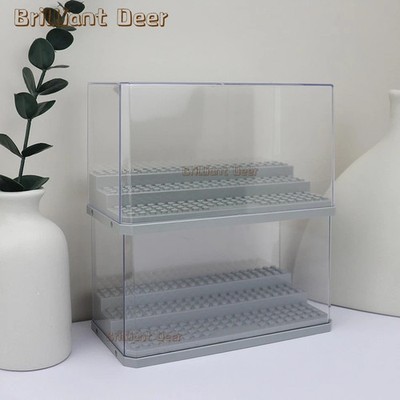 3 Ebenen stapelbare Acryl Vitrine für Lego Mini Figuren / Aufbewahrung / Display