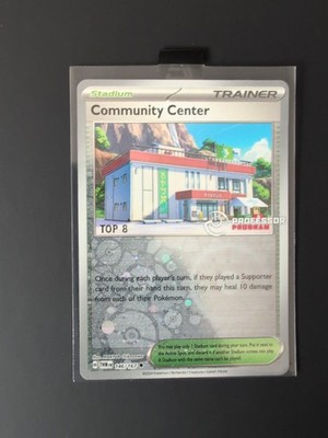 Community Center Professor Program Stamped Top 8 TWM146/167 Cosmic Holo