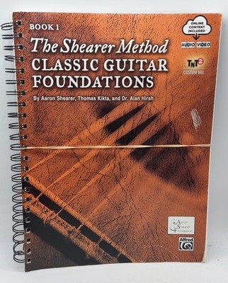 The Shearer Method Classic Guitar Foundations Book 1 very good free postage