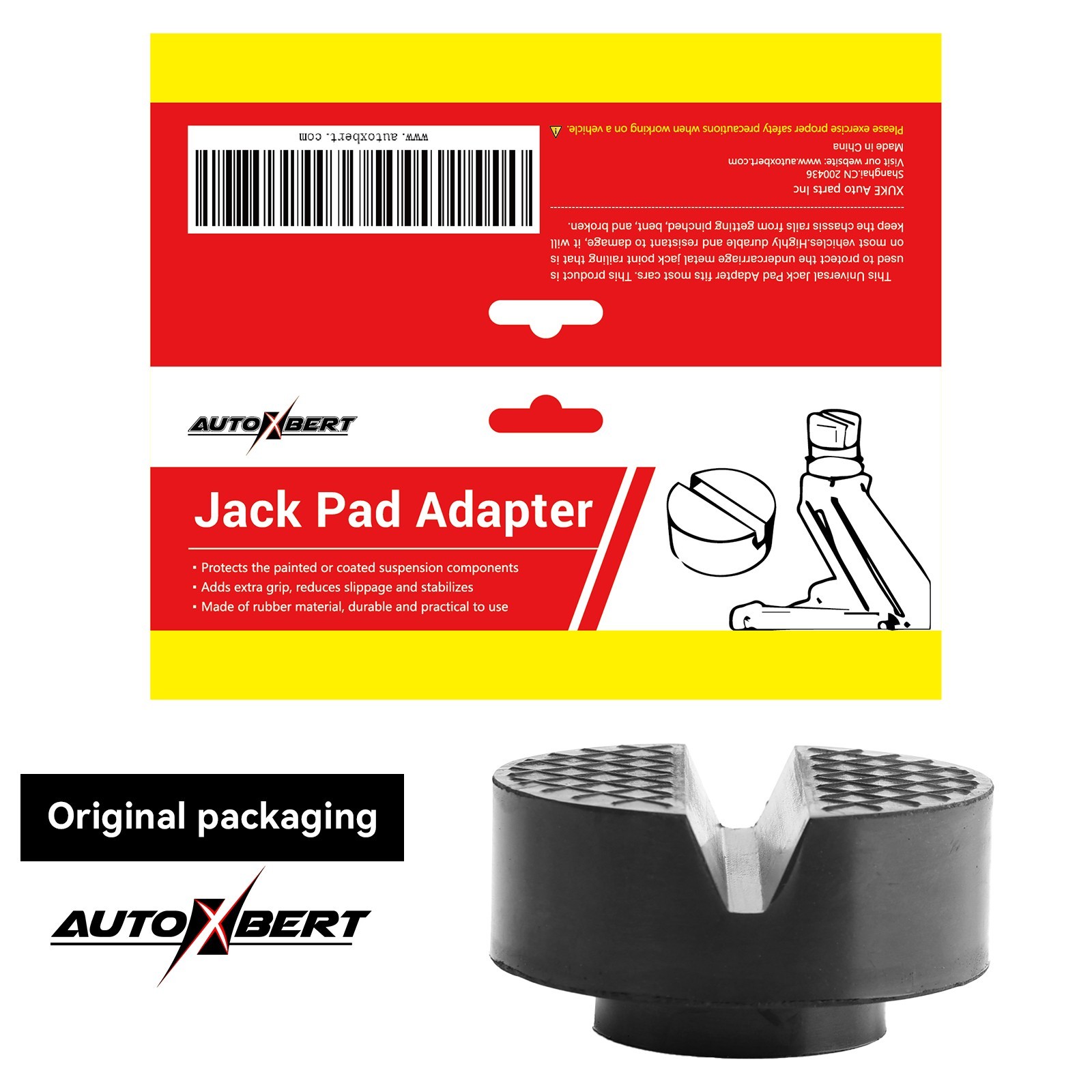 4Pcs x Universal Jack Stand Rubber Pad Car Lift Jack Stands Floor Jacking Point