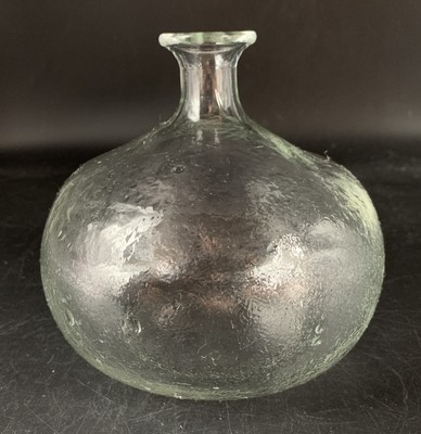 Bubbleglas Kugelvase Vase; Veba Glas; Model Athen; 70er; D14/4cm, H13.5cm