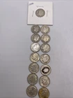 ROOSEVELT  SILVER DIMES (15 )Total  1948 to 1964 P-D-S Mix Lot # 2A