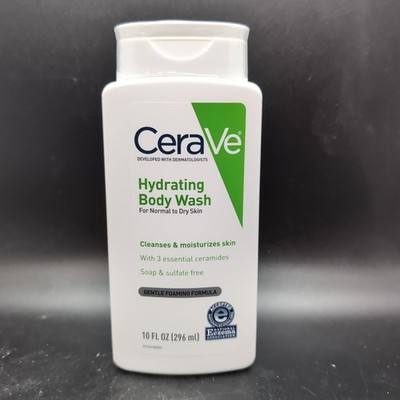 CeraVe Hydrating Body Wash for Dry Skin Moisturizing 10oz Bottle Sealed NEW