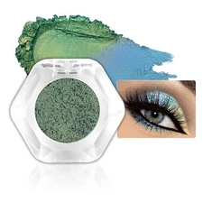 evpct 2 Pack Fairy Green to Light Blue Chameleon Eyeshadow Palette, Color