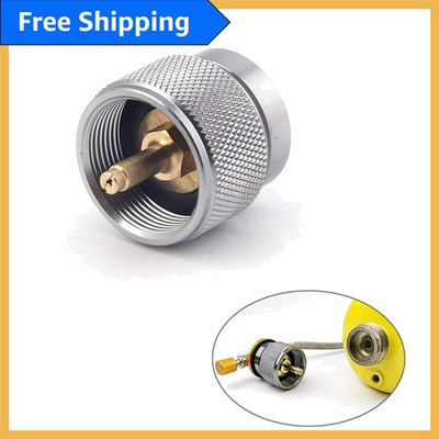 #ad Portable Propane to Butane Adapter Efficient Cylinder Converter for Camping $17.99