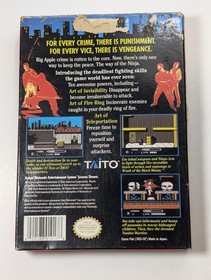 Wrath of the Black Manta Nintendo NES in box authentic