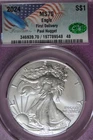 2024 CAC MS70 FIRST DELIVERY AMERICAN SILVER EAGLE DOLLAR #B51728