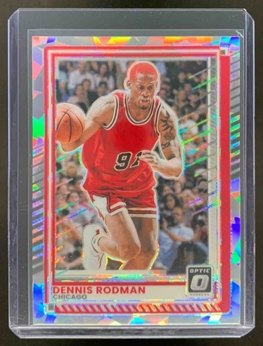 Dennis Rodman 2025-26 Panini Donruss Optic Cracked Ice Bulls /25