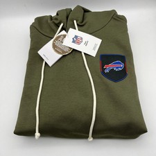 Nike Buffalo Bills Salute to Service Hoodie NFL Authentic Standard Issue SZ 4XL